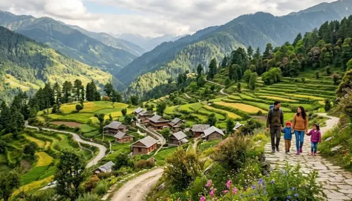Quiet hill station view with green landscapes representing budget-friendly alternative family destinations